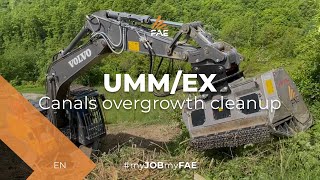 FAE Forestry Mulcher in action with a Volvo EC300E excavator [upl. by Hauger]