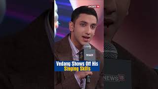 Actor Vedang Raina Shows Off His Singing Skills At Rising Bharat  N18S  shorts [upl. by Menard]