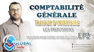 Provision pour dépréciation des titres  EP 2 [upl. by Anaujat]