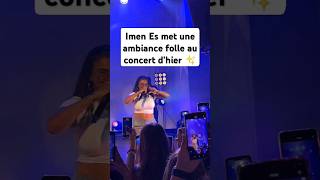 Imen Es qui chante quotJoujouquot au concert dhier soir 🔥✨shorts jackpot [upl. by Enaamuj]