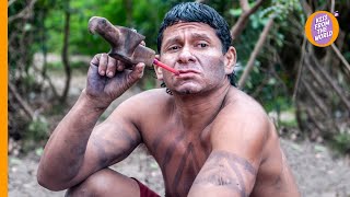 Guarani indigenous people discover the Amazon Indians living at the edge of Rio de Janeiro [upl. by Suivatnad]