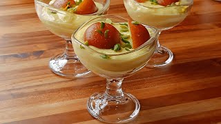 Creamy Custard Gulab Jamun  Fusion Sweet Recipe for Festive Occasions  Gulab Jamun with a Twist [upl. by Rawlinson743]