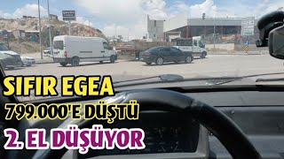 2 EL OTO FİYATLARI DÜŞÜYOR  Sıfır Egea 799 Bin Liraya Düştü [upl. by Muriel]