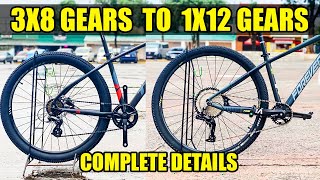 Easily Make Any MTB Bicycle into 1x12 Gears at Home  LTWOO 1X12 Drivetrain [upl. by Freeland]