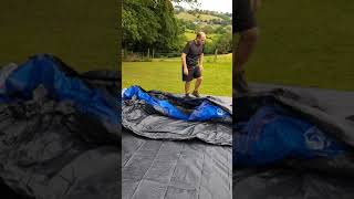 Berghaus Freedom 7 Nightfall Air Tent BRAND NEW UNPACKAGE  How To Fit Back in Bag [upl. by Uird]