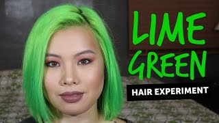 Lime Green Hair Experiment [upl. by Podvin151]