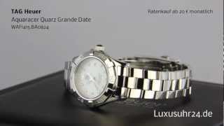 TAG Heuer Aquaracer Quarz Grande Date WAF1415BA0824 Luxusuhr24 Ratenkauf ab 20 EuroMonat [upl. by Tierney]