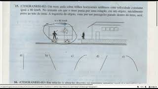 FÍSICA 1° ANO ENSINO MÉDIO EXERCÍCIO 15 CAPÍTULO 1 CINEMÁTICA ESCALAR PÁGINA 7 [upl. by Einohpets]