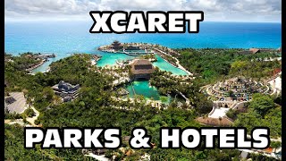 Xcaret hotels and parks explained and tour 2022 [upl. by Cattan]