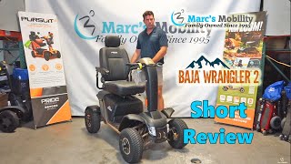 Baja Wrangler 2  Short Review  Offroad All Terrain Mobility Scooter [upl. by Sterner]