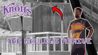 KNOTTS BERRY FARM The Gallows have arrived Some changeover is starting [upl. by Sheppard]