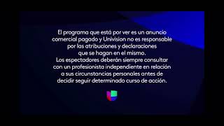 Univision Programa Pagado IntroOutro [upl. by Attey]