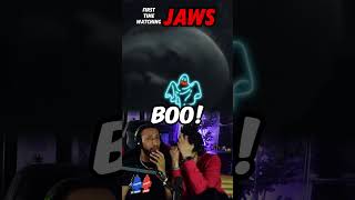 Jaws Movie Reaction Ben Gardner’s head popping out CRAZIEST JUMPSCARE 🦈 jaws jumpscare [upl. by Nadabb]