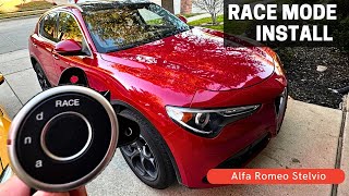 Alfa Romeo Stelvio Race Mode Install [upl. by Sirkin203]