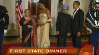 Obamas First State Dinner [upl. by Masera]