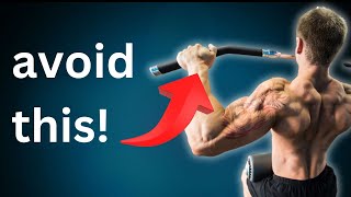 Stop Doing Lat Pulldowns Like This 3 MISTAKES [upl. by Norvan]