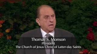 Thomas S Monson The Divine Gift Of Gratitude  The 180th October LDS General Conference 22 [upl. by Stubbs]