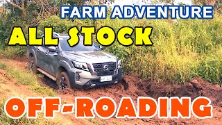 POV Navara VL 4x4 AT All Stock OffRoading  Farm Adventure [upl. by Nyrat]