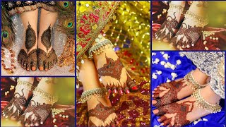 Beautiful Feet Mehndi Design 2024 Simple And Easy Foot Mehndi Design  Pairon Ki Mehndi [upl. by Lrub683]