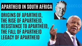 The History of Apartheid in South Africa From Segregation to Freedom [upl. by Arral]