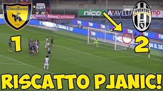 IL RISCATTO DI PJANIC CHIEVO VERONA  JUVENTUS 12  SERIE A [upl. by Einapets]