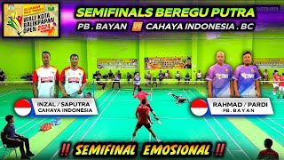 SEMIFINALS BEREGU 🔥 BALIKPAPAN OPEN 2024 PBBAYAN🆚CAHAYAINDONESIA PASANGAN2nd turnamenbadminton [upl. by Rasia776]