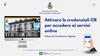 Attivare le credenziali CIE per accedere ai servizi online [upl. by Allbee]