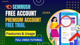 SEMRUSH Free Account Without Credit Card  Semrush Premium Account Free Trial [upl. by Simonne]