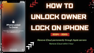 how to unlock iphone locked to owner 2024 [upl. by Enelrak]