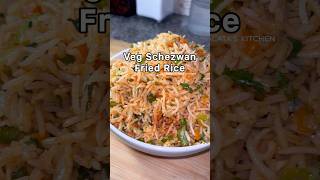 How to make schezwan fried rice  veg schezwan fried rice  ASMR food shorts asmrfood [upl. by Odnuges756]