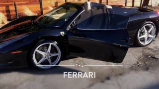 Ferrari Rental Los Angeles California 777 Exotics [upl. by Ahsiruam68]