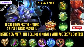 YOUR HYLOS GOT BANNED THIS VIRAL NEW META MINOTAUR HEALING BUILD MAKES THE SUPPORT HEROES OBSOLETE [upl. by Narcis765]