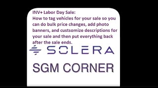 SGM Corner INV Labor Day Sale 2024 [upl. by Huntington]