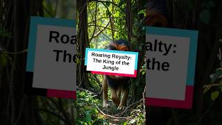 Roaring Royalty The King of the Jungle shorts shortvideo aiinformation57 [upl. by Jenelle756]