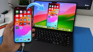 How to SCREEN MIRROR iPhone to MacBook EASY METHOD [upl. by Atinauq339]