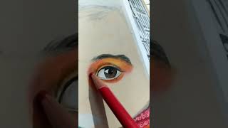 Eye drawing and colouring 💕😊🥰😍🔥🔥art artist shorts eyedrawing [upl. by Eneirda]