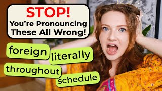 Most Common Pronunciation Mistakes in English ❌ [upl. by Hollington318]