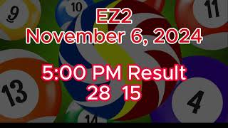 PCSO Lotto Result November 6 2024 Wednesday complete result [upl. by Auqinat]