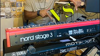 Motif XF7 VS Nord Stage 3 [upl. by Amalea978]