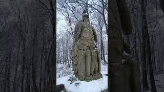 HERMANNSDENKMAL im TEUTOBURGER WALD  Verschneit im Winter 2024  Winterspaziergang [upl. by Wun]