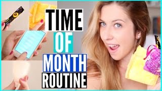 Time of Month Routine Essentials Tips  Tricks  Courtney Lundquist [upl. by Lindsay712]