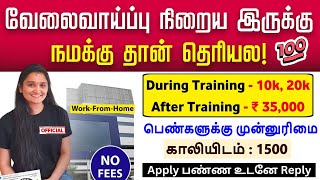 After Training  ₹ 35000 Salary 🤩Data Specialist Work From Home Jobs 2024  Jobs For Freshers  SVA [upl. by Mccall]