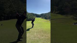 秋ゴルフ最高 golf ドライバー ゴルフ ドライバースイング golfswing ドライバーショット ゴルフスイング [upl. by Keyek]