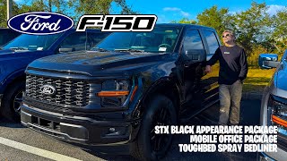 Is 2024 Ford F150 STX Black AppearanceMobile Office Package Worth It [upl. by Tennek]