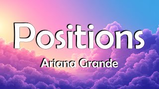 Ariana Grande  Positions Lyrics Video [upl. by Sucramad]