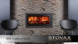 Riva Studio Wood Burning Fires from Stovax [upl. by Akerdnuhs106]