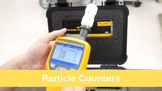 Air Particle Counting Using Fluke 985 Particle Counter [upl. by Letti967]