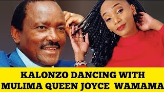 JOYCE WA MAMA ALMOST KISSED KALONZO MUSIOKA WHEN DANCING KWISHA [upl. by Cilo726]