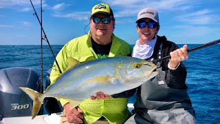 BIG Yellow Jack  FISH  Catch Clean and Cook [upl. by Washington]