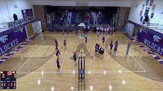 Amherst High School vs Pleasanton High School Womens Varsity Volleyball [upl. by Nidla]